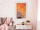 Poster - Orange Breath of the Summer  - wit passepartout