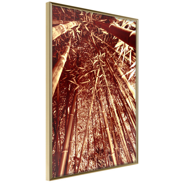 Poster - Asian Forest  - goud