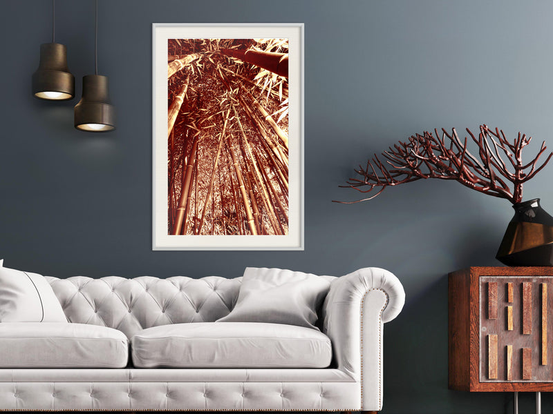 Poster - Asian Forest  - wit passepartout