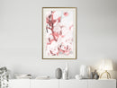 Poster - Cotton Flowers  - goud passepartout