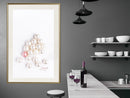 Poster - One of a Kind  - goud passepartout