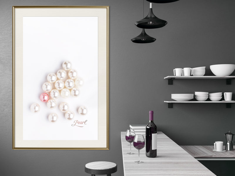 Poster - One of a Kind  - goud passepartout