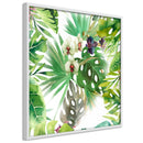 Poster - Monsteras, Inc. II (Square)  - wit