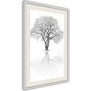 Poster - Roots or Treetop?  - wit passepartout