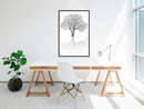 Poster - Roots or Treetop?  - zwart