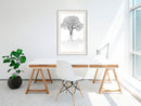 Poster - Roots or Treetop?  - wit passepartout