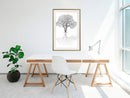 Poster - Roots or Treetop?  - goud passepartout
