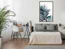 Poster - Evergreen Palm Leaves  - zwart