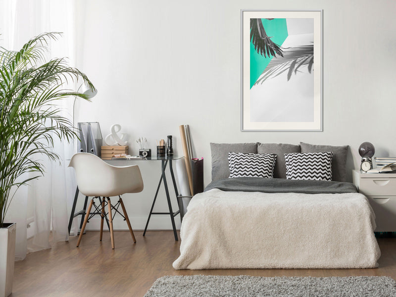 Poster - Leaves or Wings?  - wit passepartout