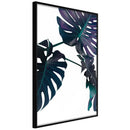 Poster - Evergreen Monstera  - zwart