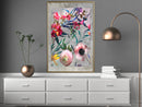 Poster - Scattered Flowers  - goud