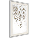 Poster - Curtain of Leaves  - wit passepartout
