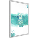 Poster - Pastel Pineapple  - wit