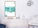 Poster - Pastel Pineapple  - goud
