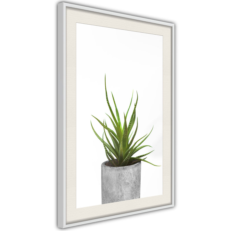 Poster - Piece of Nature I  - wit passepartout