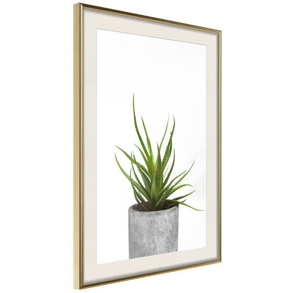 Poster - Piece of Nature I  - goud passepartout