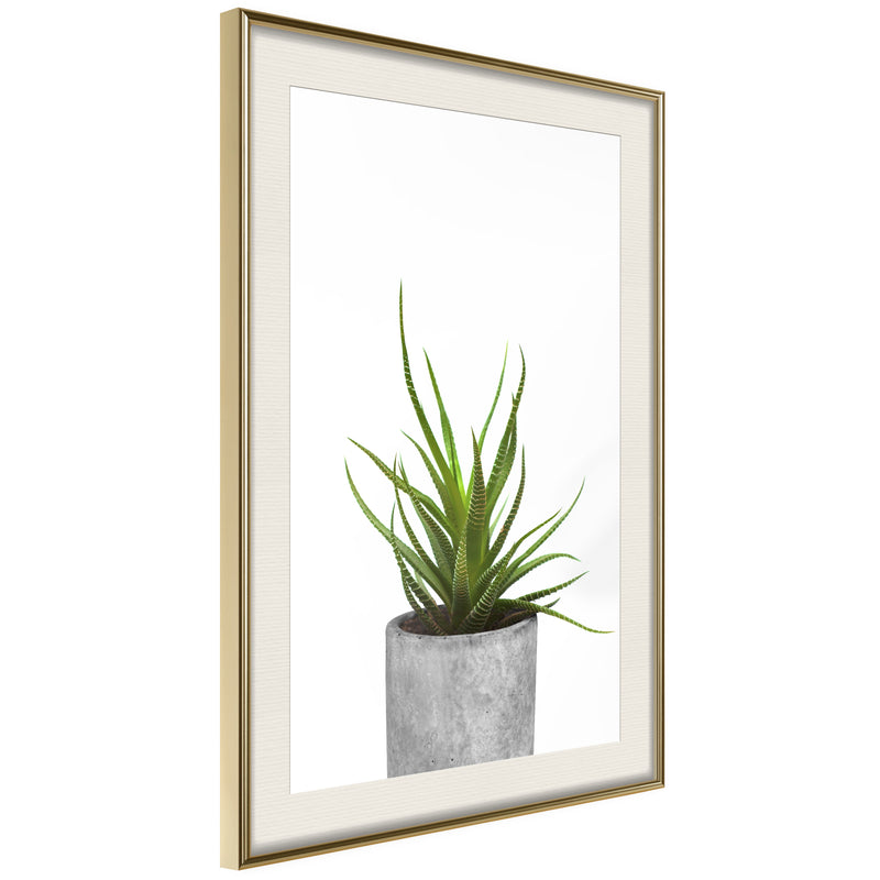 Poster - Piece of Nature I  - goud passepartout