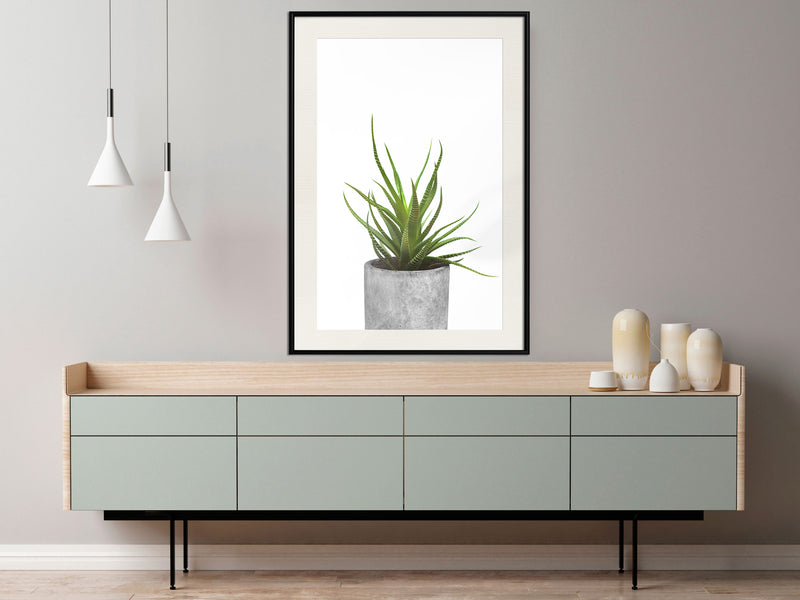 Poster - Piece of Nature I  - zwart passepartout