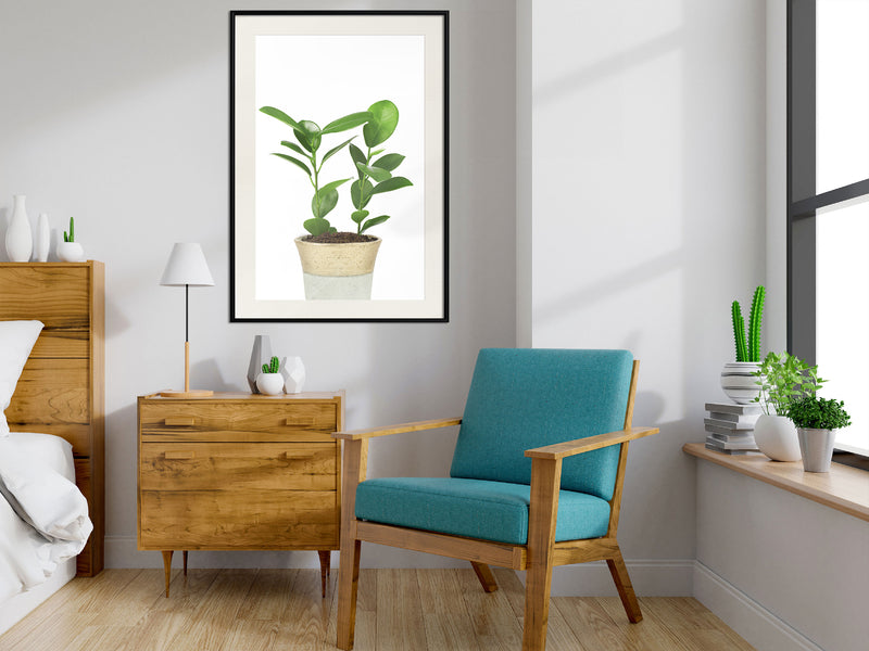 Poster - Piece of Nature II  - zwart passepartout