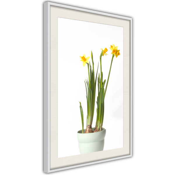 Poster - Piece of Nature IV  - wit passepartout