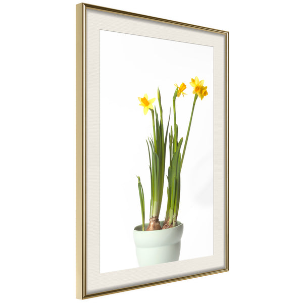 Poster - Piece of Nature IV  - goud passepartout