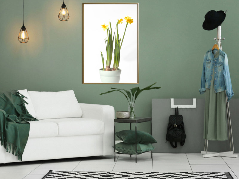 Poster - Piece of Nature IV  - goud