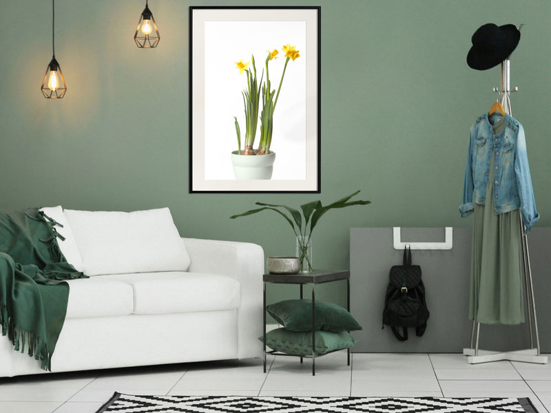 Poster - Piece of Nature IV  - zwart passepartout