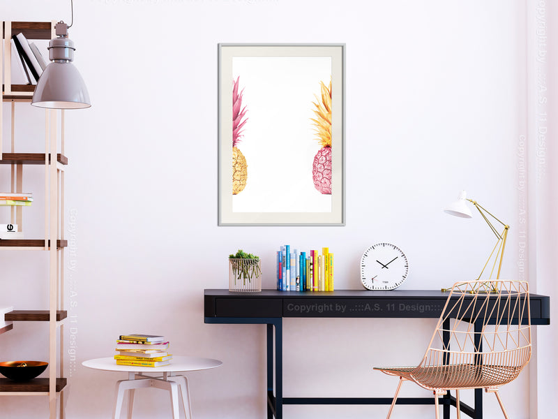 Poster - Divorce  - wit passepartout