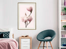 Poster - Blooming Magnolias III  - goud passepartout