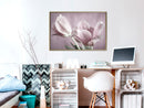 Poster - Pastel Tulips I  - goud