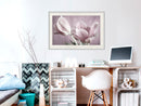 Poster - Pastel Tulips I  - wit passepartout