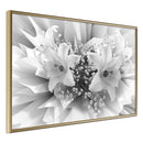 Poster - Crystal Lillies  - goud