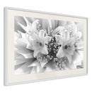 Poster - Crystal Lillies  - wit passepartout