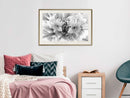 Poster - Crystal Lillies  - goud passepartout