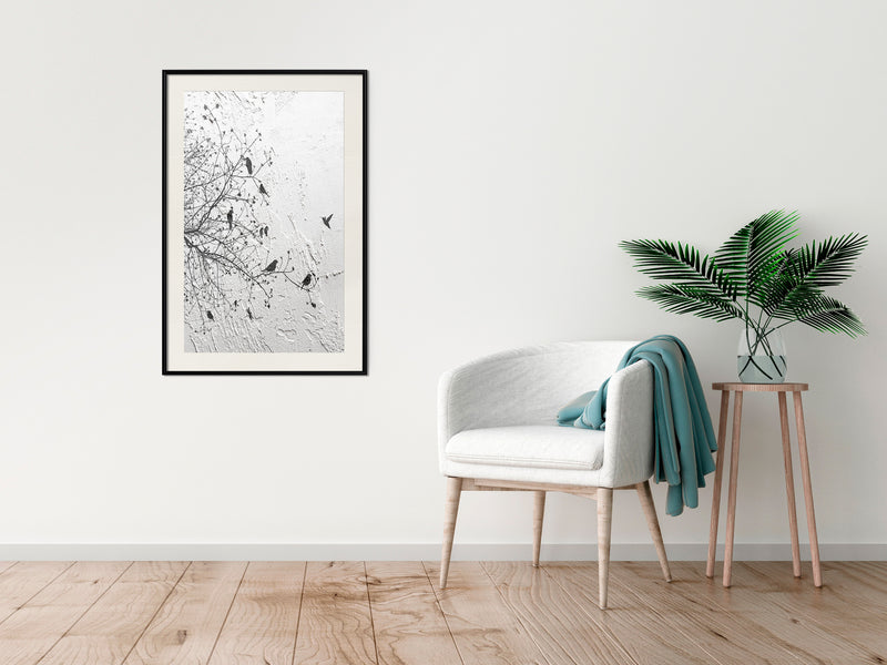 Poster - Twitter I  - zwart passepartout