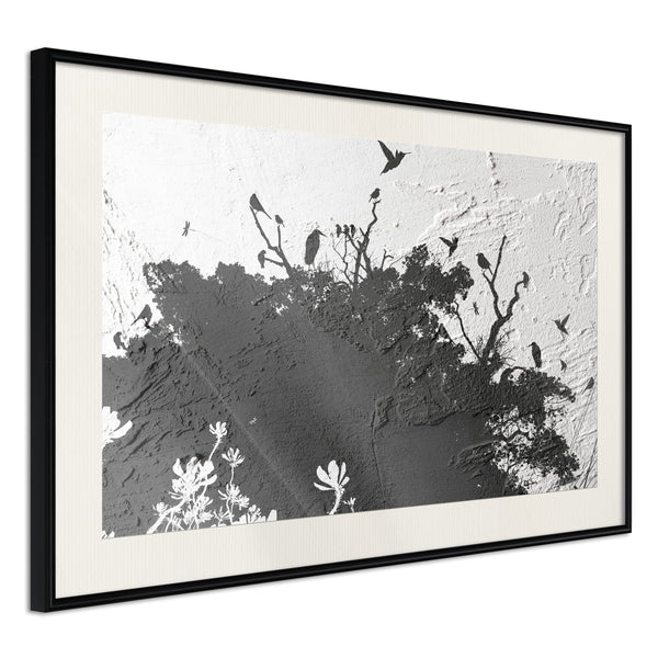 Poster - Escaping the Darkness  - zwart passepartout