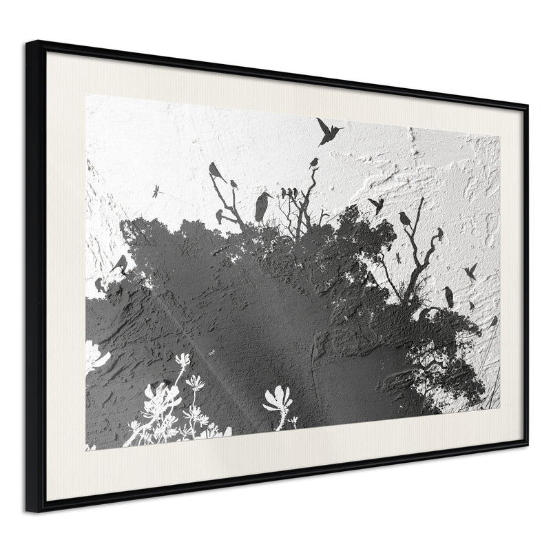 Poster - Escaping the Darkness  - zwart passepartout