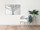 Poster - Tangled Branches  - wit