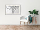 Poster - Tangled Branches  - wit passepartout