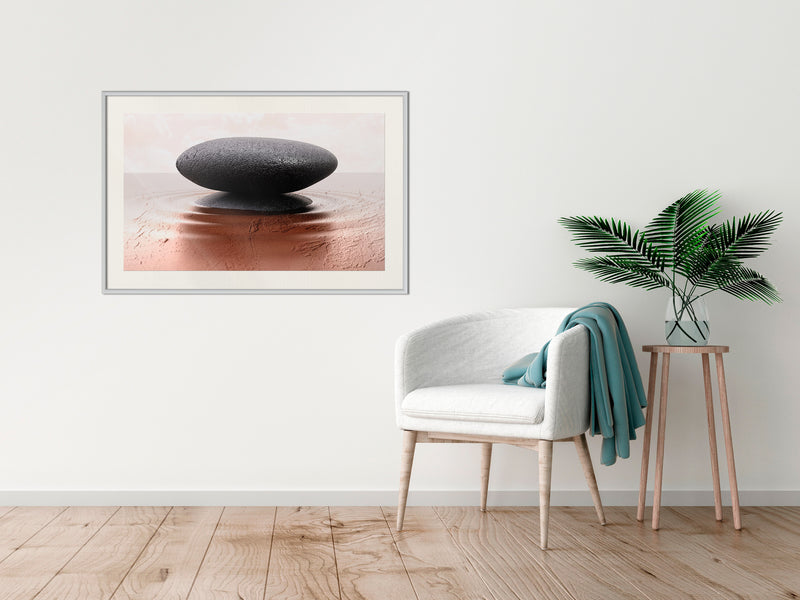 Poster - Balance  - wit passepartout