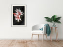 Poster - Pale Pink Lilies  - wit passepartout
