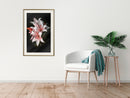 Poster - Pale Pink Lilies  - goud passepartout
