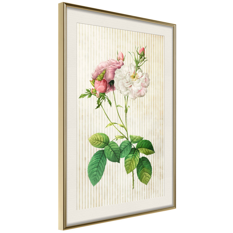 Poster - Romance I  - goud passepartout