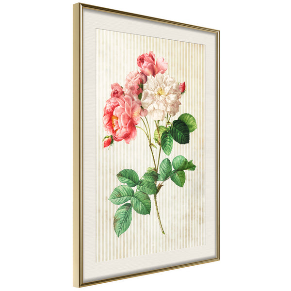 Poster - Romance II  - goud passepartout