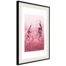 Poster - Amaranth Meadow  - zwart passepartout
