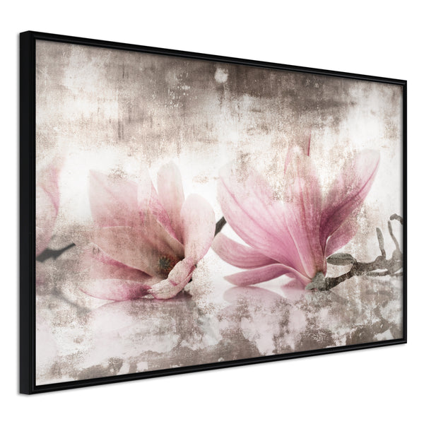 Poster - Picked Magnolias  - zwart