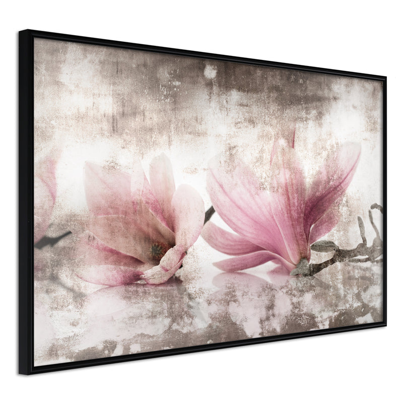 Poster - Picked Magnolias  - zwart