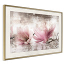 Poster - Picked Magnolias  - goud passepartout