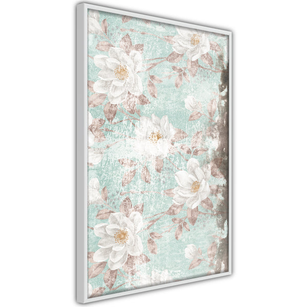 Poster - Floral Muslin  - wit