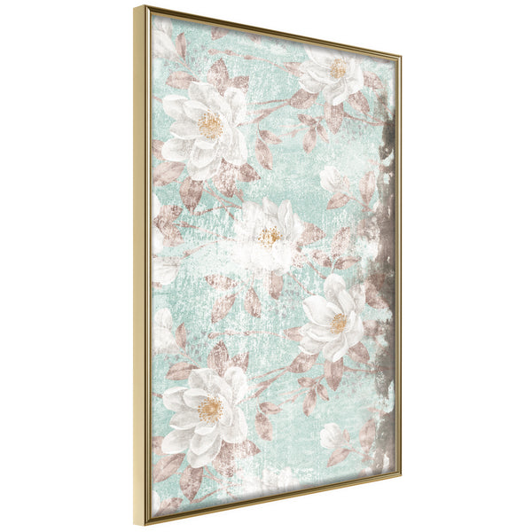 Poster - Floral Muslin  - goud